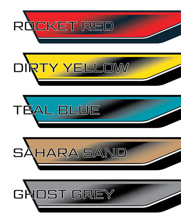 70 Series Land Cruiser Decal Body Stripe Kit (Mecca) - 71 Series (2023-)