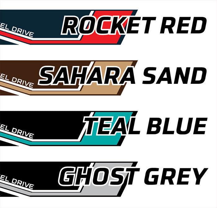 70 Series Land Cruiser Decal Body Stripe Kit (Barossa) - 73/74 Series (1984–1990)