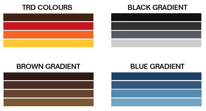 70 Series Land Cruiser Decal Body Stripe Kit (Broome) - 76 Series (2007-)