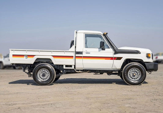 70 Series Land Cruiser Decal Body Stripe Kit (Broome Lite) - 75/79 Series Single Cab (1985-)