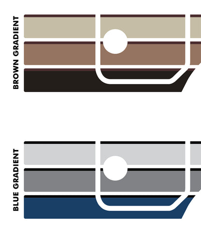 70 Series Land Cruiser Decal Body Stripe Kit (Brussels) -  71 Series/Bundera (1984–)