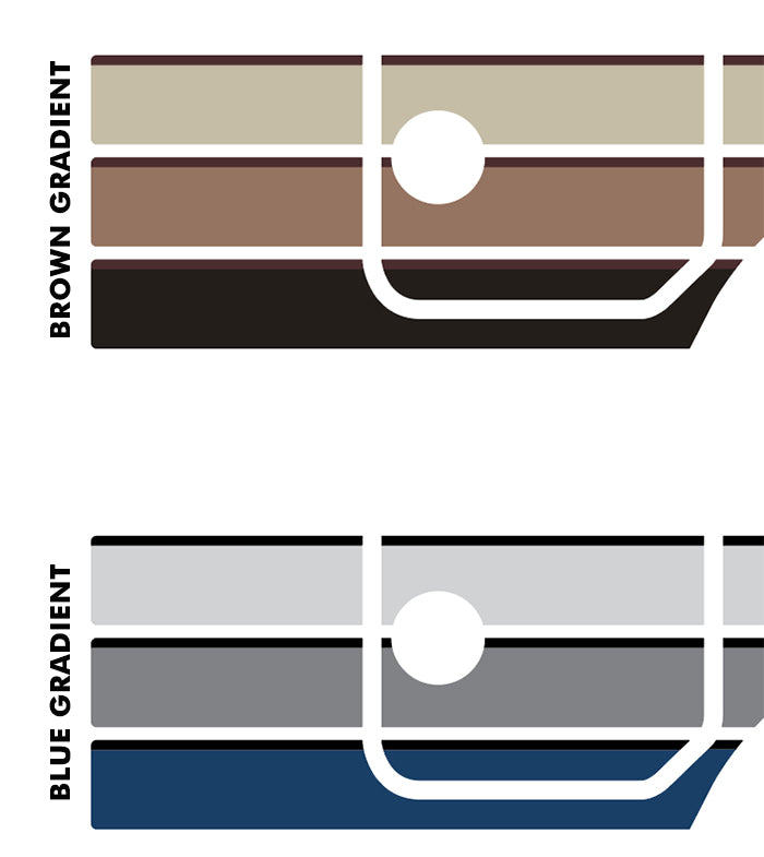 70 Series Land Cruiser Decal Body Stripe Kit (Brussels) -  71 Series/Bundera (1984–)