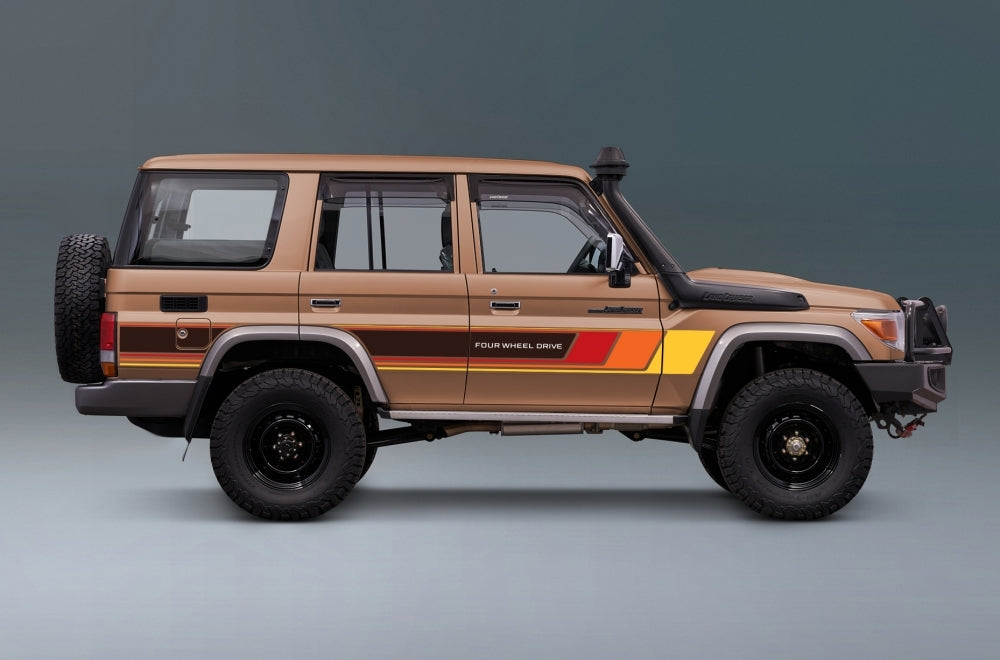 70 Series Land Cruiser Decal Body Stripe Kit (Cobar) - 76 Series (2007-)