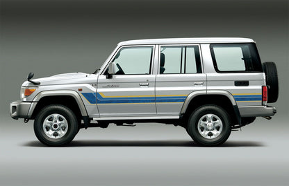 70 Series Land Cruiser Decal Body Stripe Kit (Limited Edition Topographic Renmark) - 76 Series (2007-)
