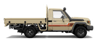 70 Series Land Cruiser Decal Body Stripe Kit (Renmark) - 75/79 Series Single Cab (1985-)