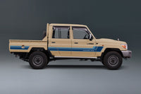 70 Series Land Cruiser Decal Body Stripe Kit (Renmark) - 79 Series Dual Cab (2012-)