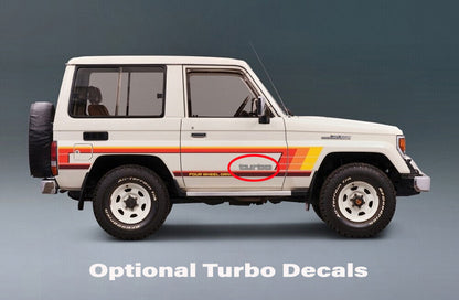 70 Series Land Cruiser Decal Body Stripe Kit (Tweed) -  71 Series/Bundera (1984–)