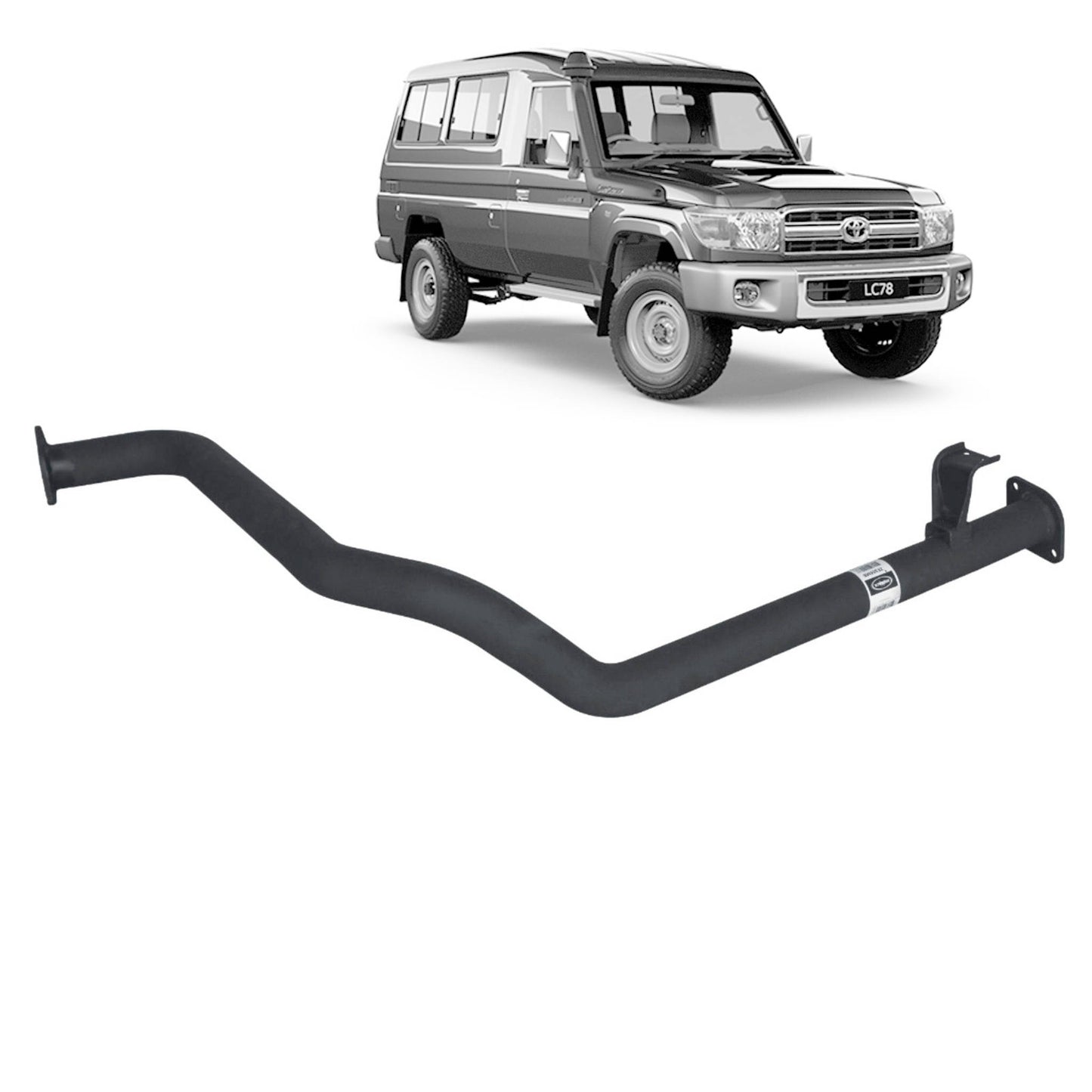 70 Series Land Cruiser Performance Headers and Exhaust - 75 and 78 Series 4.2L 1HZ